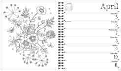 Johanna Basford 2027 Weekly Coloring Planner Diary - Image 4