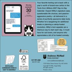 Alternative view of Texts from Mittens the Cat 2027 Boxed Desk Calendar