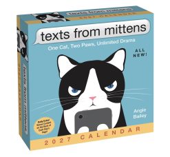 Texts from Mittens the Cat 2027 Boxed Desk Calendar