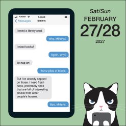 Texts from Mittens the Cat 2027 Boxed Desk Calendar - Image 5