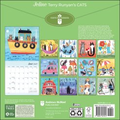 Alternative view of Feline 2027 Square Wall Calendar