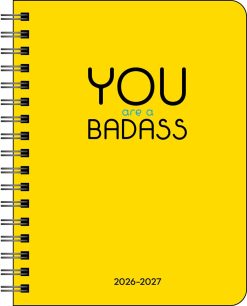 You Are a Badass Deluxe Organizer 17-Month 2026-2027 Weekly/Monthly Planner Diary - Image 3