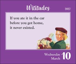 Wititudes 2027 Boxed Desk Calendar - Image 4