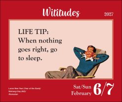 Wititudes 2027 Boxed Desk Calendar - Image 5