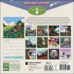 Alternative view of Death Takes a Holiday 2027 Square Wall Calendar