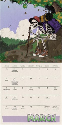 Death Takes a Holiday 2027 Square Wall Calendar - Image 3
