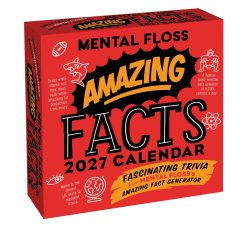 Amazing Facts from Mental Floss 2027 Boxed Desk Calendar