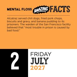 Amazing Facts from Mental Floss 2027 Boxed Desk Calendar - Image 3