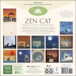 Alternative view of Zen Cat 2027 Square Wall Calendar