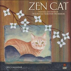Zen Cat 2027 Square Wall Calendar