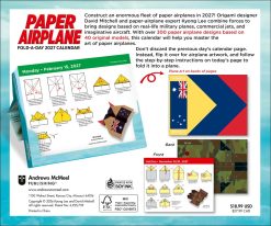 Alternative view of Paper Airplane 2027 Fold-A-Day Boxed Desk Calendar