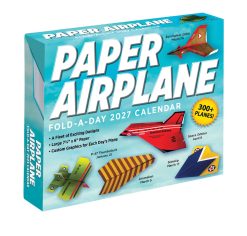 Paper Airplane 2027 Fold-A-Day Boxed Desk Calendar