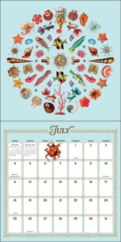 Antiquarian Sticker Book 2027 Square Wall Calendar - Image 5