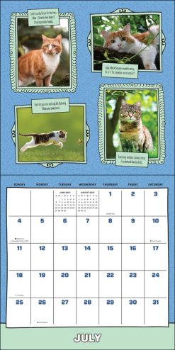 Cats Are Cheaper Than Therapy 2027 Square Wall Calendar - Image 4