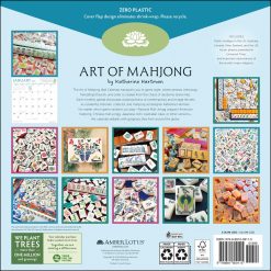 Alternative view of Art of Mahjong 2027 Square Wall Calendar