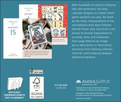 Alternative view of Art of Mahjong 2027 Boxed Desk Calendar