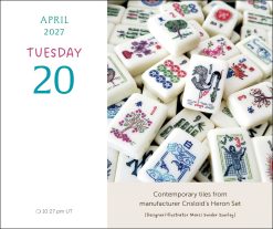 Art of Mahjong 2027 Boxed Desk Calendar - Image 3