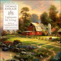 Thomas Kinkade Lightposts for Living 2027 Square Wall Calendar
