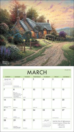 Thomas Kinkade Studios 2027 Deluxe with Scripture Wall Calendar - Image 4