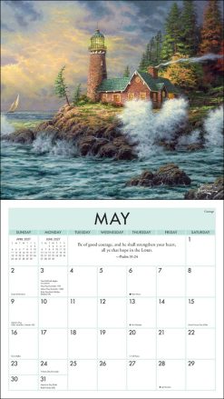 Thomas Kinkade Studios 2027 Deluxe with Scripture Wall Calendar - Image 5