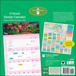 Alternative view of Disney Dreams by Thomas Kinkade 17-Month 2026-2027 Family Square Wall Calendar
