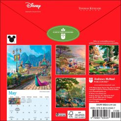 Alternative view of Disney Dreams Collection by Thomas Kinkade Studios 2027 Mini Square Wall Calendar