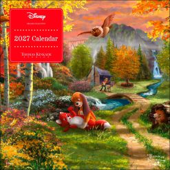 Disney Dreams Collection by Thomas Kinkade Studios 2027 Mini Square Wall Calendar