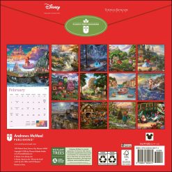 Alternative view of Disney Dreams Collection by Thomas Kinkade Studios 2027 Square Wall Calendar