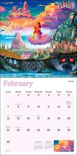 Disney Dreams Collection by Thomas Kinkade Studios 2027 Square Wall Calendar - Image 3