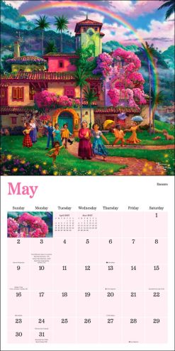 Disney Dreams Collection by Thomas Kinkade Studios 2027 Square Wall Calendar - Image 4