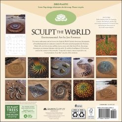 Alternative view of Sculpt the World 2027 Square Wall Calendar