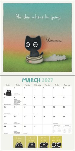 Year of Purrs 2027 Square Wall Calendar - Image 3