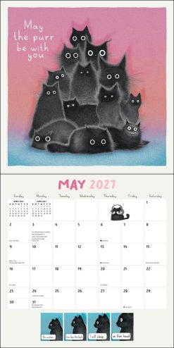 Year of Purrs 2027 Square Wall Calendar - Image 4