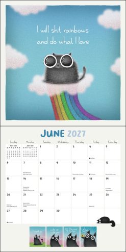 Year of Purrs 2027 Square Wall Calendar - Image 5