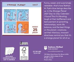Alternative view of Strange Planet 2027 Boxed Desk Calendar
