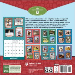 Alternative view of Dogs Are Cheaper Than Therapy 2027 Square Wall Calendar