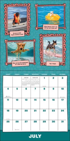 Dogs Are Cheaper Than Therapy 2027 Square Wall Calendar - Image 5