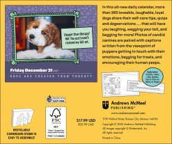 Alternative view of Dogs Are Cheaper Than Therapy 2027 Boxed Desk Calendar