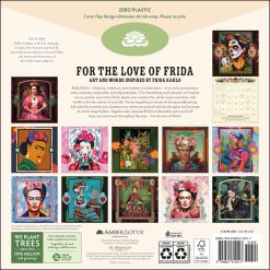 Alternative view of For the Love of Frida 2027 Square Wall Calendar