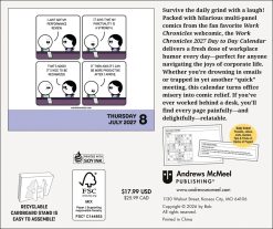 Alternative view of Work Chronicles 2027 Boxed Desk Calendar