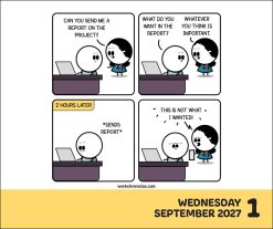 Work Chronicles 2027 Boxed Desk Calendar - Image 5