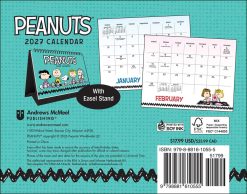 Alternative view of PEANUTS 2027 Monthly Desk Easel Calendar