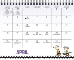 PEANUTS 2027 Monthly Desk Easel Calendar - Image 3