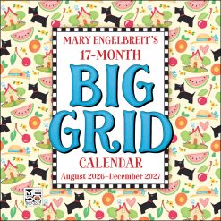 Mary Engelbreit's Big Grid 17m Planner 2027 Square Wall Calendar