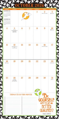 Mary Engelbreit's Big Grid 17m Planner 2027 Square Wall Calendar - Image 3