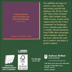 Alternative view of We the Urban 2027 Boxed Desk Calendar