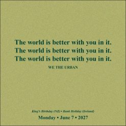 We the Urban 2027 Boxed Desk Calendar - Image 5