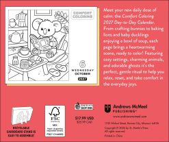 Alternative view of Comfort Coloring 2027 Boxed Desk Calendar