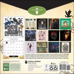 Alternative view of Fourth Wing Officially Licensed Fan Art 2027 Square Wall Calendar