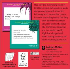 Alternative view of Court of Thorns and Roses 2027 Boxed Desk Calendar